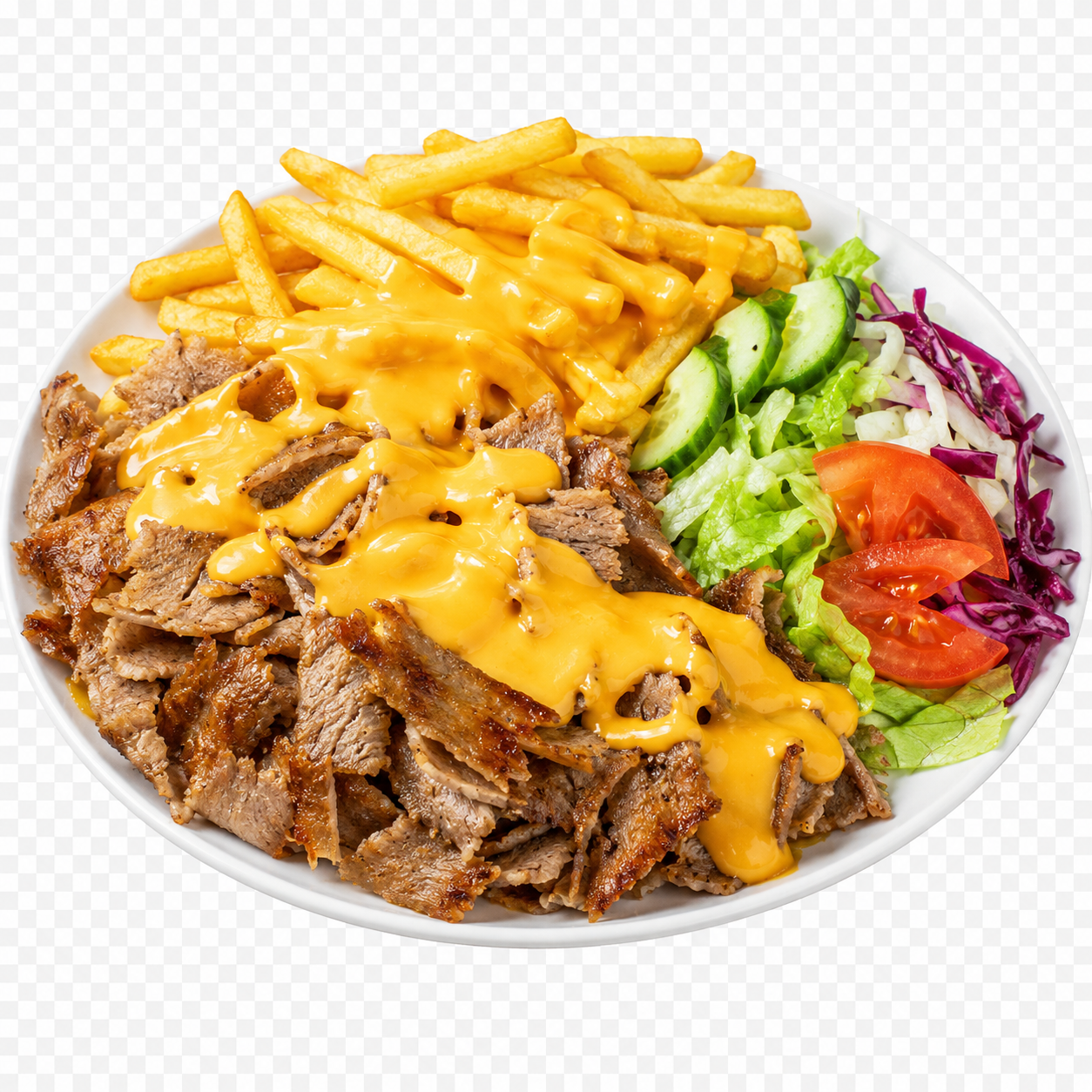 Döner Teller mit Kalbsfleisch